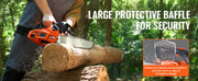 Charger l'image dans la visionneuse de galerie, Amocart Gas Chainsaw Gasoline Powered Chain Saw Handheld Cordless Petrol Chainsaws for Tree Wood Branch Cutting Tree Trimming

