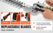 Load image into Gallery viewer, Amocart 26CC 5-in-1 Multi-Functional Trimming Tools Gas Hedge Trimmer Weed Eater String Trimmer Edger Pole Saw Chainsaw Pruner
