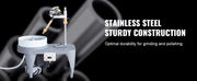 Charger l'image dans la visionneuse de galerie, Amocart Gem Faceting Machine 2800RPM 180W 110V with Faceted Manipulator 1 Bag of Triangle Abrasive Jade Rock Jewel Polisher
