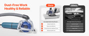 Charger l'image dans la visionneuse de galerie, Amocart Cutting Dust Shroud for Angle Grinders Universal 4-5 in Angle with 6 Clamping Washers &amp; 5 in Diamond Grinding Cup Wheel
