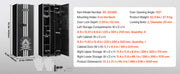 Charger l'image dans la visionneuse de galerie, Amocart Gun Safe Cold-Rolled Steel Fireproof Cabinet with Keypad &amp; Key with Magazine and Lighting Adjustable Racks for Rifles
