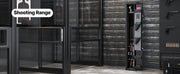 Charger l'image dans la visionneuse de galerie, Amocart Gun Safe Cold-Rolled Steel Fireproof Cabinet with Keypad &amp; Key with Magazine and Lighting Adjustable Racks for Rifles
