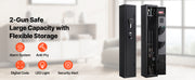 Charger l'image dans la visionneuse de galerie, Amocart Gun Safe Cold-Rolled Steel Fireproof Cabinet with Keypad &amp; Key with Magazine and Lighting Adjustable Racks for Rifles
