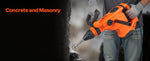 Amocart Corded Hammer Drill 1600W 175-350RPM Electric Demolition Drills 2-Inch SDS-Max Rotary Hammer Driver for Concrete Wood