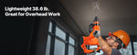 Amocart Corded Hammer Drill 1600W 175-350RPM Electric Demolition Drills 2-Inch SDS-Max Rotary Hammer Driver for Concrete Wood