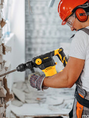 Bild in Galerie-Viewer laden, Amocart 1500W Rotary Hammer Drill Max Drilling 32mm 4 Modes Plus Corded Demolition Chipping Metal Concrete Breaker Jackhammer
