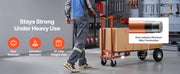 Bild in Galerie-Viewer laden, Amocart 1000 lbs 4 in 1 Hand Truck Convertible Dolly with Non-Slip Handle Aluminum Alloy Portable Trolley for Moving Home
