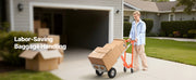 Bild in Galerie-Viewer laden, Amocart 1000 lbs 4 in 1 Hand Truck Convertible Dolly with Non-Slip Handle Aluminum Alloy Portable Trolley for Moving Home
