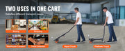Charger l'image dans la visionneuse de galerie, Amocart 300 lbs Folding Hand Truck Aluminum Lightweight Platform Cart Portable Telescopic Utility Dolly for Moving Shopping
