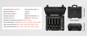 Charger l'image dans la visionneuse de galerie, Amocart Hard Pistol Case Hard Gun Case with XPE Foam Lining Waterproof Pistol Box with Customizable Interior for Gun Lenses
