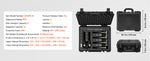 Amocart Hard Pistol Case Hard Gun Case with XPE Foam Lining Waterproof Pistol Box with Customizable Interior for Gun Lenses