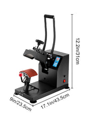 Bild in Galerie-Viewer laden, Amocart Hat Cap Heat Press 5.5 x 3.5 inch Heat Transfer Stamping Sublimation Machine Digital Display Clamshell DIY Advertising
