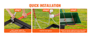 Load image into Gallery viewer, Amocart 49" Hay Spear Bale Spears 3000lbs Loading Capacity Skid Steer Loader Tractor Bucket Attachment with Stabilizer Spears
