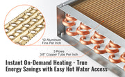 Charger l'image dans la visionneuse de galerie, Amocart Heat Exchanger Water to Air 18"x 20" for Outdoor Wood Furnaces Residential Heating and Cooling and Forced Air Heating
