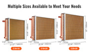 Charger l'image dans la visionneuse de galerie, Amocart Heat Exchanger Water to Air 18"x 20" for Outdoor Wood Furnaces Residential Heating and Cooling and Forced Air Heating
