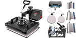 Amocart 5 6 8 in 1 Heat Press Machine T shirt Heat Transfer Printer Muntifunctional Sublimation Mug/Latte Mug/Hat/Plate/Bottle