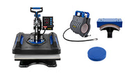 Load image into Gallery viewer, Amocart 5/8in1 15x15"/12x15"Dual-tube Heating Insulation Cotton Heat Press Sublimation Machine 360°Swing Design for Tshirts Etc
