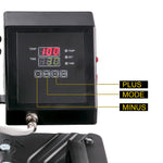 Amocart Combo Heat Press Machine 5/6/8 in 1 30*38CM 38*38CM Muntifunctional Sublimation Printer Transfer for Mug Hat Plate