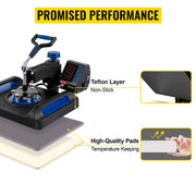 Bild in Galerie-Viewer laden, Amocart Heat Press Machine 12 x 15 /15x15 Inches Fast Heating 360 Swing Away Digital Sublimation T-shirt Vinyl Transfer Printer
