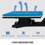 Amocart Heat Press 5in1 Heat Press Machine 12x15in Clamshell Sublimation Transfer Printer Digital Precise Temperature Control