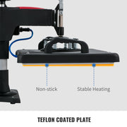 Charger l'image dans la visionneuse de galerie, Amocart Heat Press 5 in 1 Heat Press Machine 12 x 15in Clamshell Sublimation Transfer Printer Digital Temperature Control
