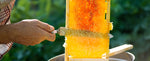 Amocart Honey Extractor 4/8 2/4 Frame Electric Stainless Steel Honeycomb Spinner Crank Honey Centrifuge Beekeeping Equipment