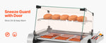 Amocart 5 7 11 Rollers Hot Dog Roller Stainless Steel Sausage Grill Cooker Commercial Hot Dog Machine with Dual Temp Control