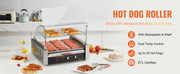 Bild in Galerie-Viewer laden, Amocart  5/7/11 Commercial Hot Dog Roller Electric Sausage Maker Barbecue Grill Machine for Camping Party Home Appliance 110V
