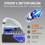 SucceBuy  5/7/11 Commercial Hot Dog Roller Electric Sausage Maker Barbecue Grill Machine for Camping Party Home Appliance 110V