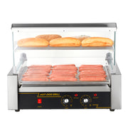 Bild in Galerie-Viewer laden, Amocart  5/7/11 Commercial Hot Dog Roller Electric Sausage Maker Barbecue Grill Machine for Camping Party Home Appliance 110V
