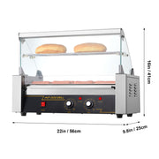 Bild in Galerie-Viewer laden, Amocart  5/7/11 Commercial Hot Dog Roller Electric Sausage Maker Barbecue Grill Machine for Camping Party Home Appliance 110V
