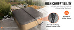 Amocart Hot Tub Cover Lift Spa Cover Lift Height 31.5"-41.3" Width 57"-92.5" Adjustable Installed Underneath Both Side Suitable