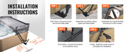 Charger l'image dans la visionneuse de galerie, Amocart Hot Tub Cover Lift Spa Cover Lift Height 31.5"-41.3" Width 57"-92.5" Adjustable Installed Underneath Both Side Suitable
