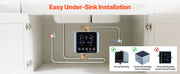 Charger l'image dans la visionneuse de galerie, Amocart Digital Smart Instant Hot Water Recirculating Pump Kit with Built-in Thermostat Timer Digital Screen for Water Heaters
