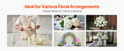 Bild in Galerie-Viewer laden, Amocart Artificial Flowers Real Looking White Silk Fake Hydrangea Bulk Faux Bridal Shower with Stem for DIY Wedding Bouquets
