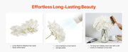 Bild in Galerie-Viewer laden, Amocart Artificial Flowers Real Looking White Silk Fake Hydrangea Bulk Faux Bridal Shower with Stem for DIY Wedding Bouquets
