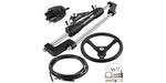 Amocart Hydraulic Boat Steering Kit 300HP Hydraulic Steering Kit Helm Pump/Cylinder/Wheel 18ft Hose Hydraulic Steering Seal Kit