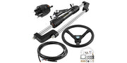 Bild in Galerie-Viewer laden, Amocart Hydraulic Boat Steering Kit 300HP Hydraulic Steering Kit Helm Pump/Cylinder/Wheel 18ft Hose Hydraulic Steering Seal Kit
