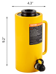 Charger l'image dans la visionneuse de galerie, Amocart 20T/30T/60T Hollow Plunger Hydraulic Cylinder Jack Single Acting Ram Cylinder 100mm Heavy Duty Lifting Tool
