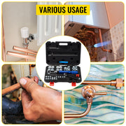 Load image into Gallery viewer, Amocart Hydraulic Expanding and Double Flaring Tool 45° Soft HVAC Copper Tube Expander 3/16in to 1/2in Brake Flare Repair Tool
