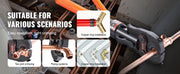 Load image into Gallery viewer, Amocart Copper Pipe Crimping Tool Hydraulic Driven Press Tool with 3/8" 1/2" 5/8" 1" Jaws for ASTM F1807 Pex Pipe Copper Ring
