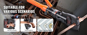 Bild in Galerie-Viewer laden, Amocart Copper Pipe Crimping Tool, Hydraulic Press Tool Copper Tube Fittings Pipe Crimpers for Narrow Spaces and Tee Fittings
