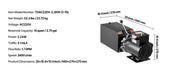 Bild in Galerie-Viewer laden, Amocart Hydraulic Pump Power Unit 10 Qt/15 Qt Single Acting Hydraulic Unit 6.3 L/min Oil Flow for Dump Truck Auto Repair Garage
