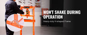 Charger l'image dans la visionneuse de galerie, Amocart 6/12T Hydraulic H-Frame Garage Floor Adjustable Shop Press with Plates 6T/12T Orange for Garages or Professional Shop
