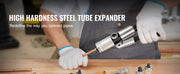 Charger l'image dans la visionneuse de galerie, Amocart Hydraulic Tube Expander w/ 7 Pipe Expander Heads Deburring Tool Pipe Cutter for Copper Aluminum Brass Soft Steel Pipes
