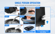 Charger l'image dans la visionneuse de galerie, Amocart Ice Bath Tub Cold Water Therapy Plunge Tub for Athletes Portable Outdoor Ice Barrel Plunge Pool Inflatable Ice Bathtub
