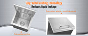 Charger l'image dans la visionneuse de galerie, Amocart Drop in Ice Chest Stainless Steel Ice Cooler Commercial Ice Bin with Hinged Cover Outdoor Kitchen Ice Bar
