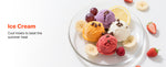 Amocart Automatic Ice Cream Maker w/Built-in Compressor 1.5QT No Pre-freezing Gelato Make Stainless Steel Electric Sorbet-Maker