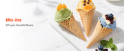 Charger l'image dans la visionneuse de galerie, Amocart Automatic Ice Cream Maker w/Built-in Compressor 1.5QT No Pre-freezing Gelato Make Stainless Steel Electric Sorbet-Maker
