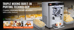 Amocart 4.5L Commercial Ice Cream Machine 1713W Single Flavor Countertop Hard Serve IceCream Maker for Restaurant Snack Bar